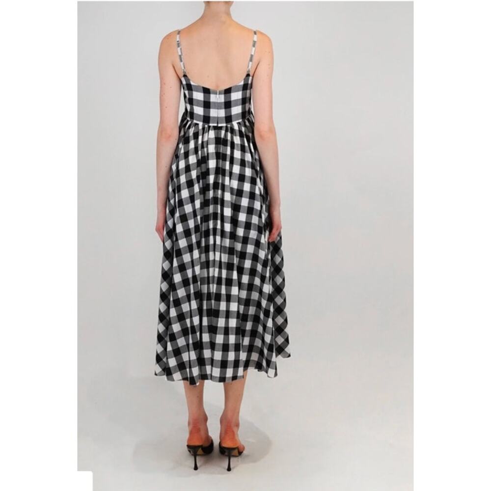 AZEEZA Sz XS Rachel Gingham Midi Dress NWT - Picture 12 of 14